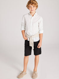 Camisa m/comp. vestir Branco (Branco)  para Menino - Mayoral