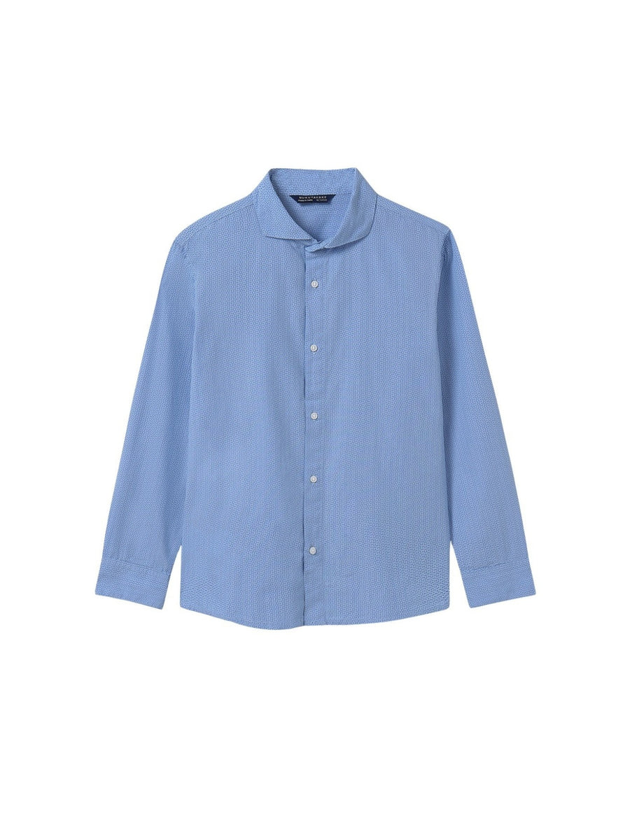 Camisa microestampada Celeste (Celeste)  para Menino - Mayoral