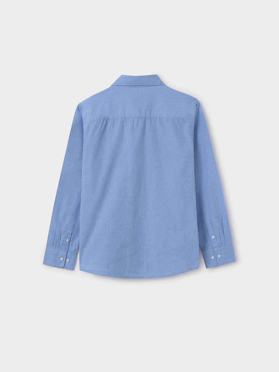 Camisa microestampada Celeste (Celeste)  para Menino - Mayoral