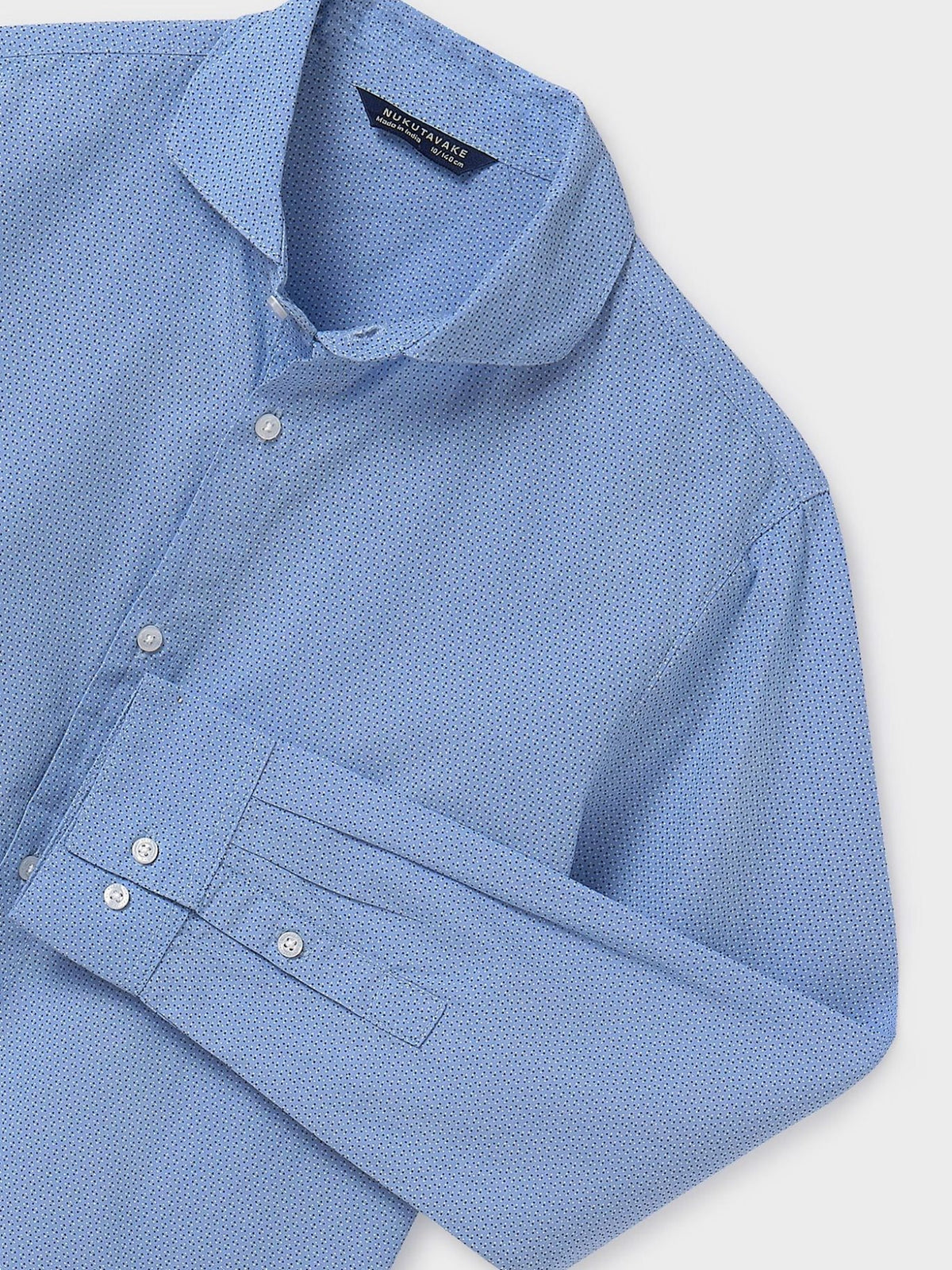 Camisa microestampada Celeste (Celeste)  para Menino - Mayoral