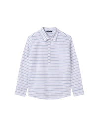 Camisa m/comp. Bco-azur (Azul)  para Menino - Mayoral