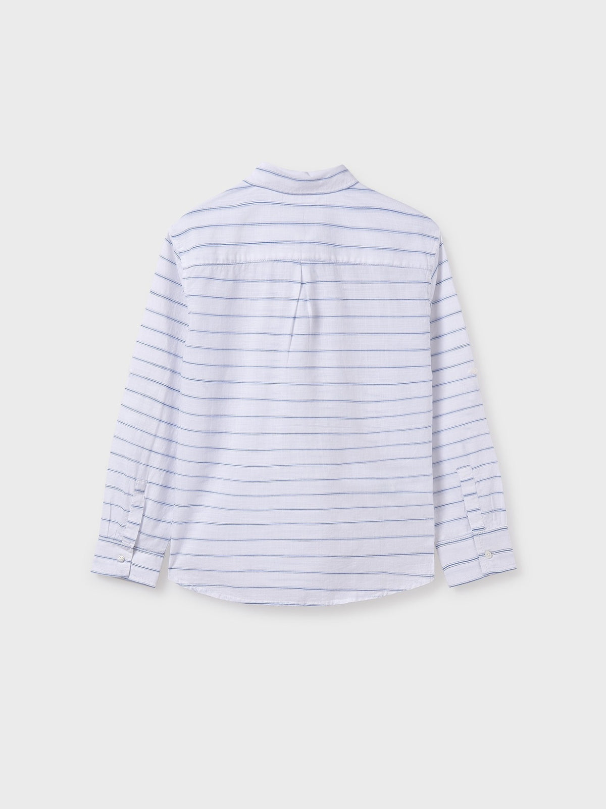 Camisa m/comp. Bco-azur (Azul)  para Menino - Mayoral