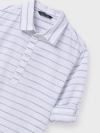 Camisa m/comp. Bco-azur (Azul)  para Menino - Mayoral