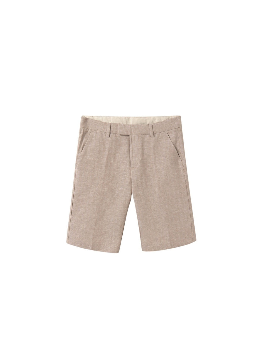 Calção natural suiting Camel (Castanho Claro)  para Menino - Mayoral