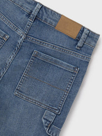 Bermuda denim worker Base (Ganga c/ Lavagem)  para Menino - Mayoral
