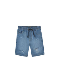 Bermuda denim rotos Base (Ganga c/ Lavagem)  para Menino - Mayoral
