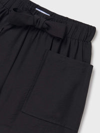 Calção bolsos Preto (Preto)  para Menina - Mayoral