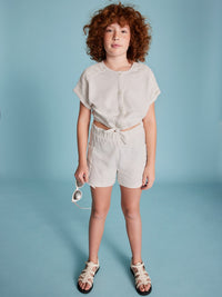 Conj.short bolsos Osso (Bege)  para Menina - Mayoral