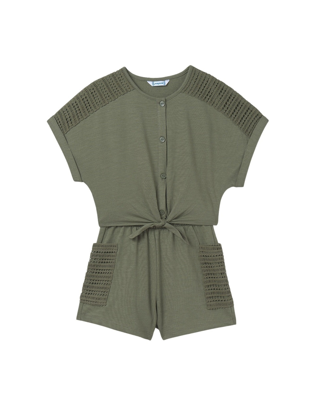 Conj.short bolsos Loureiro (Azeitona)  para Menina - Mayoral