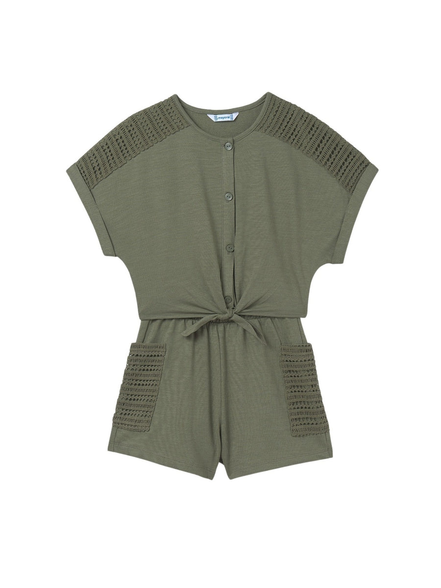 Conj.short bolsos Loureiro (Azeitona)  para Menina - Mayoral