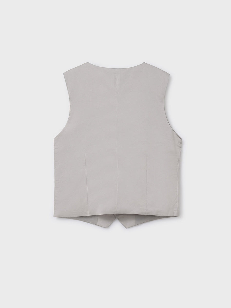 Colete slim suiting Osso (Bege)  para Menino - Mayoral