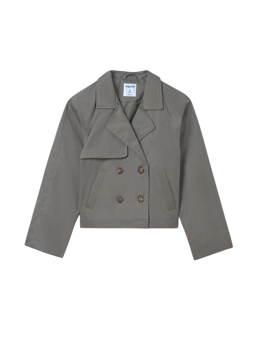 Gabardine Musgo (Azeitona)  para Menina - Mayoral