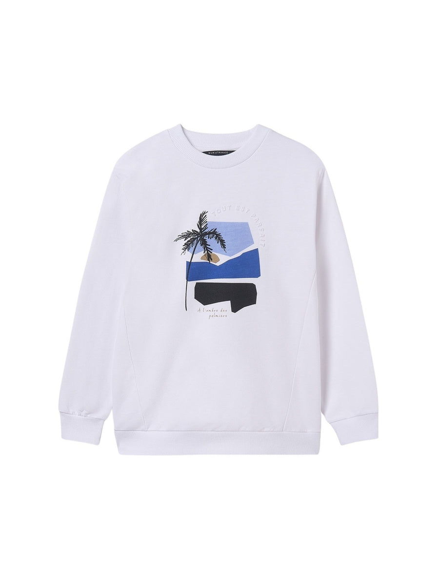 Sweat print embossed Branco (Branco)  para Menino - Mayoral