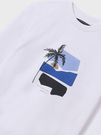 Sweat print embossed Branco (Branco)  para Menino - Mayoral