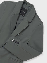 Jaqueta slim suiting Eucalipto (Verde Escuro)  para Menino - Mayoral
