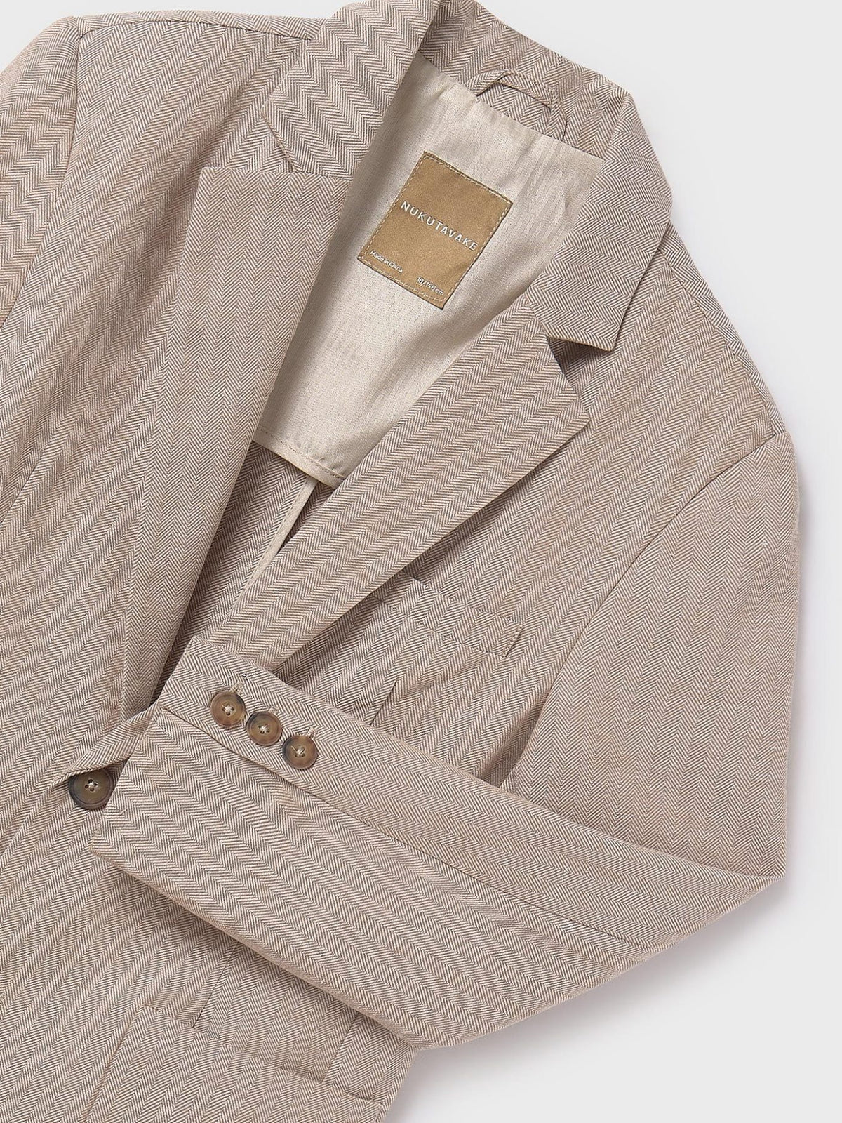 Jaqueta natural suiting Camel (Castanho Claro)  para Menino - Mayoral