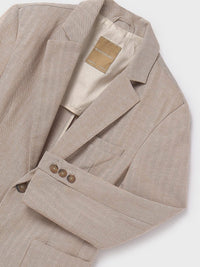 Jaqueta natural suiting Camel (Castanho Claro)  para Menino - Mayoral