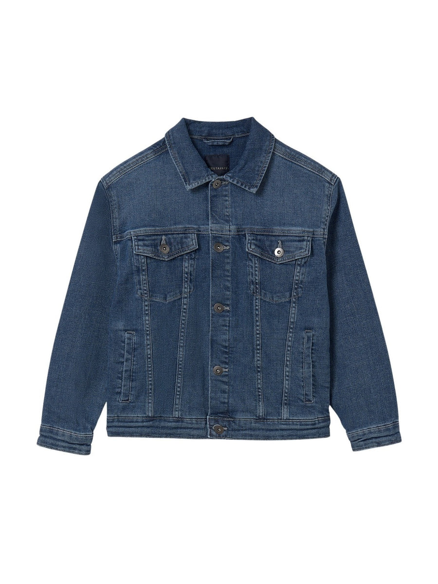 Blusão denim trucker Base (Ganga)  para Menino - Mayoral