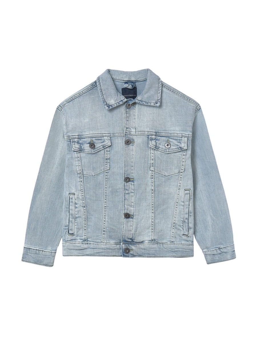 Blusão denim trucker Bleach (Ganga c/ Lavagem)  para Menino - Mayoral