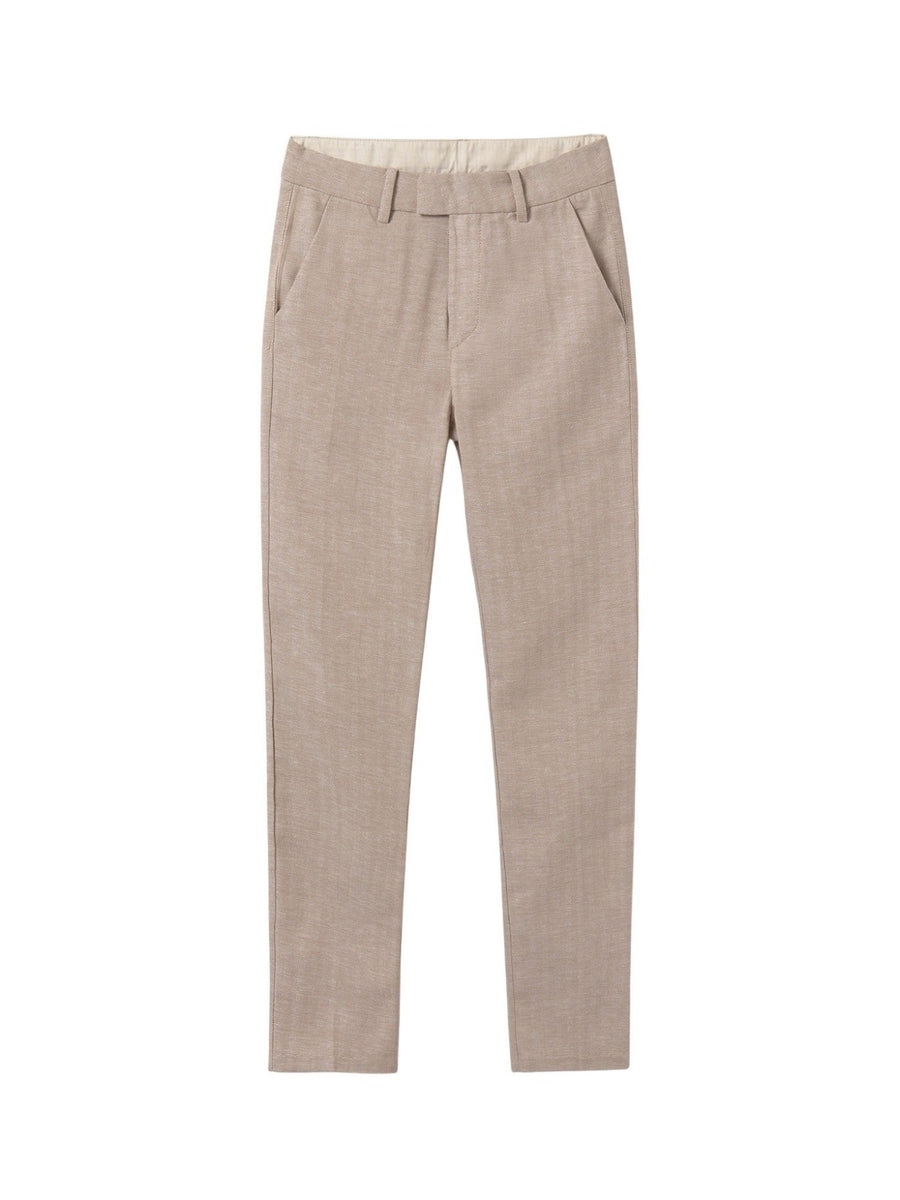 Calça natural suiting Camel (Castanho Claro)  para Menino - Mayoral