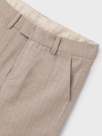 Calça natural suiting Camel (Castanho Claro)  para Menino - Mayoral