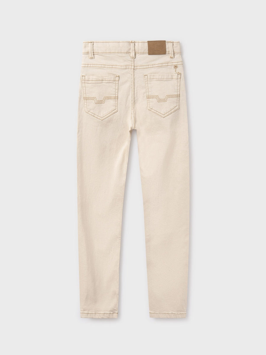 Calça sarja Crú (Creme / Pérola)  para Menino - Mayoral