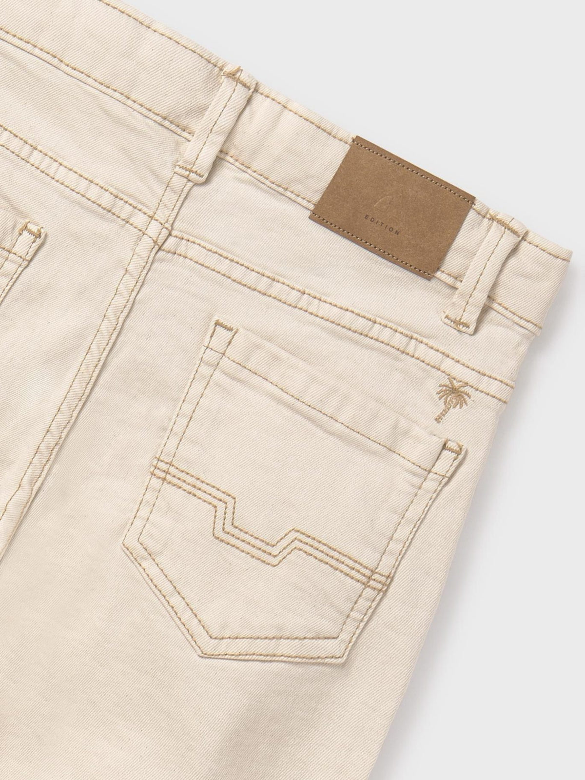 Calça sarja Crú (Creme / Pérola)  para Menino - Mayoral