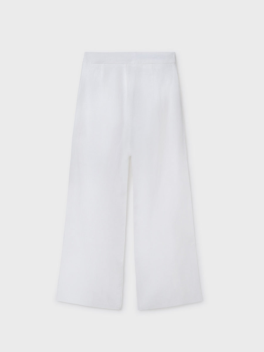 Calça botões Crú (Creme / Pérola)  para Menina - Mayoral