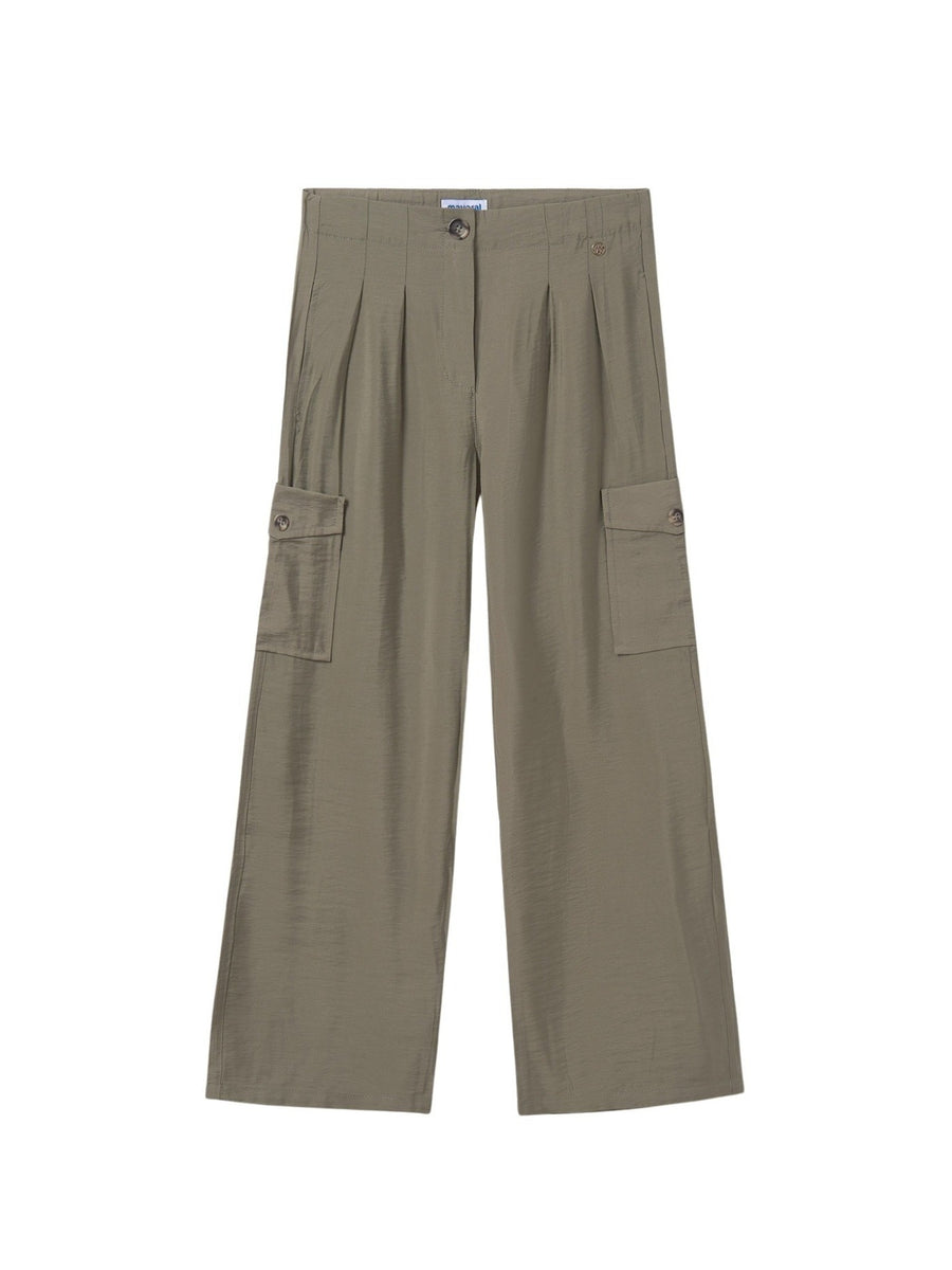 Calça fluida Musgo (Azeitona)  para Menina - Mayoral
