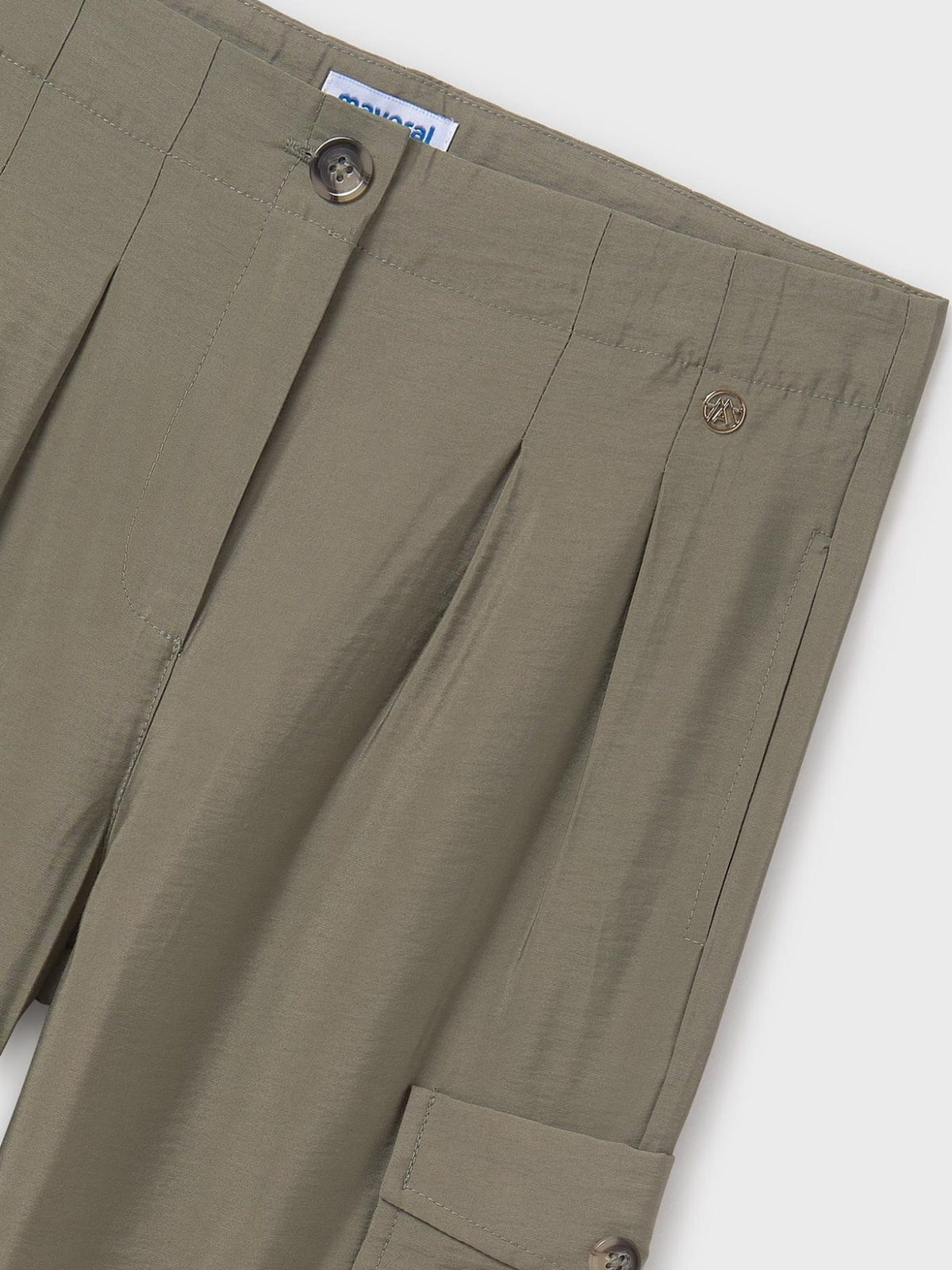 Calça fluida Musgo (Azeitona)  para Menina - Mayoral