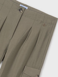 Calça fluida Musgo (Azeitona)  para Menina - Mayoral