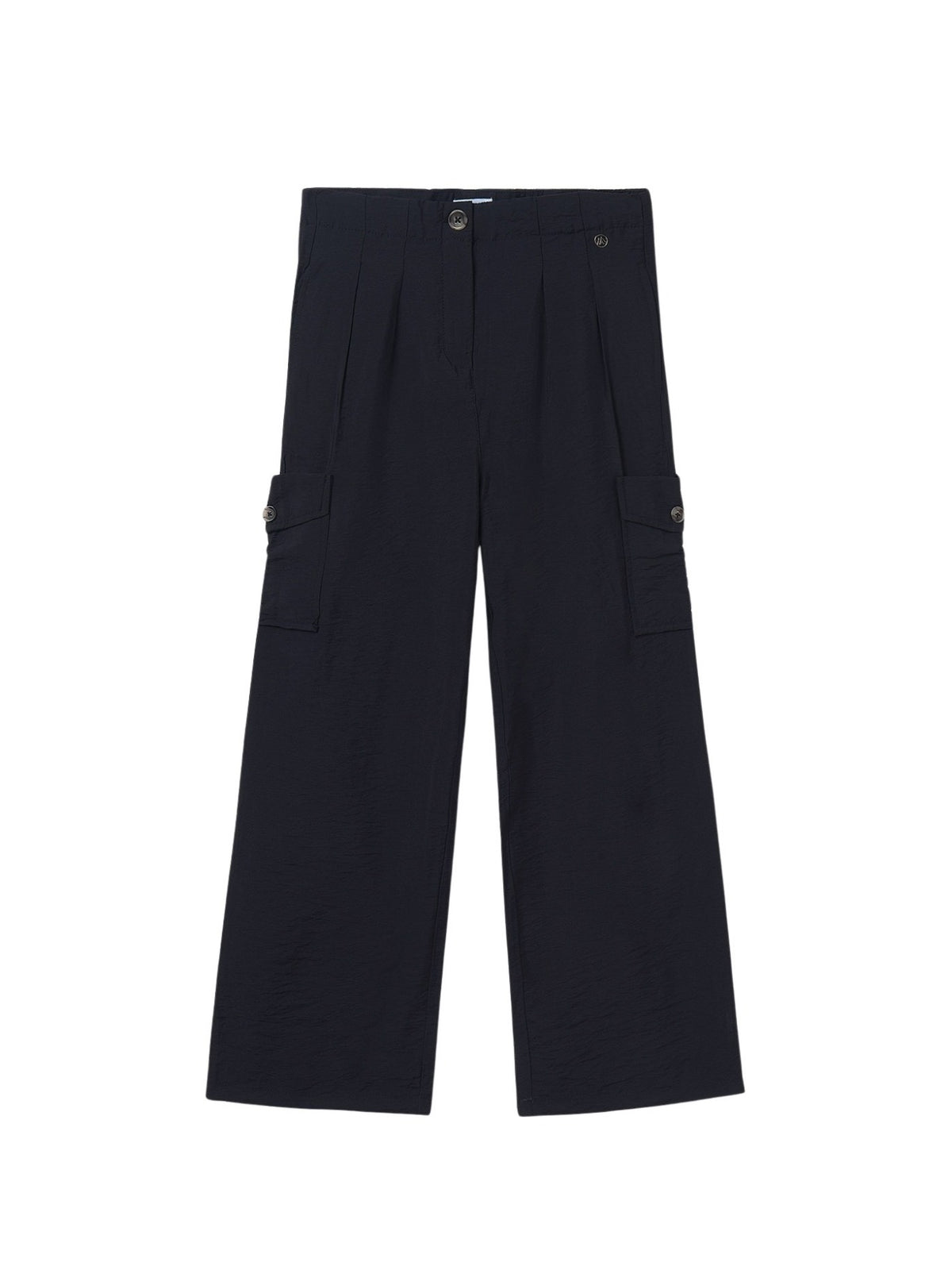 Calça fluida Preto (Preto)  para Menina - Mayoral