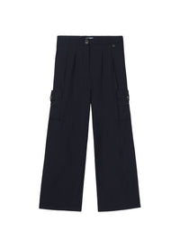 Calça fluida Preto (Preto)  para Menina - Mayoral