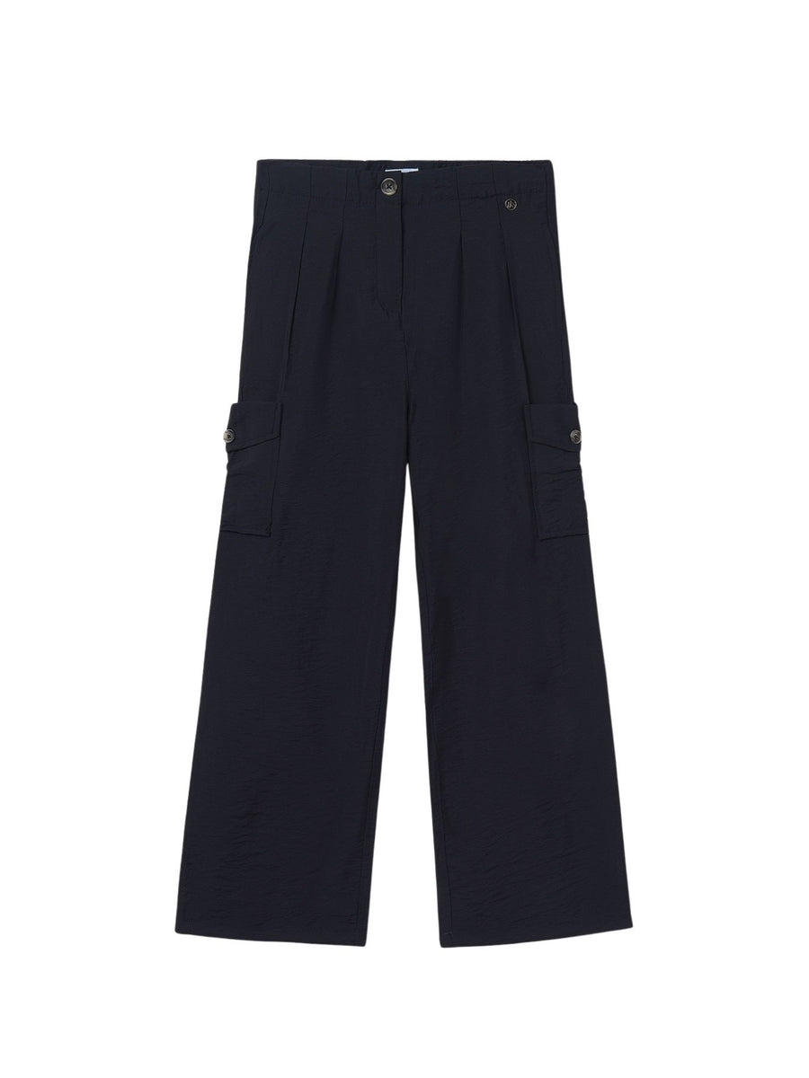 Calça fluida Preto (Preto)  para Menina - Mayoral