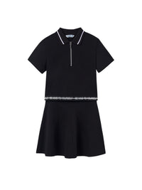 Conj. saia Preto (Preto)  para Menina - Mayoral