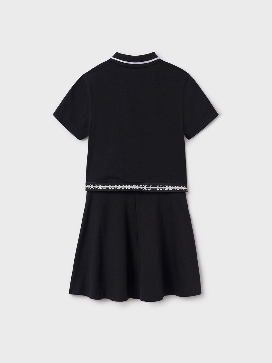 Conj. saia Preto (Preto)  para Menina - Mayoral