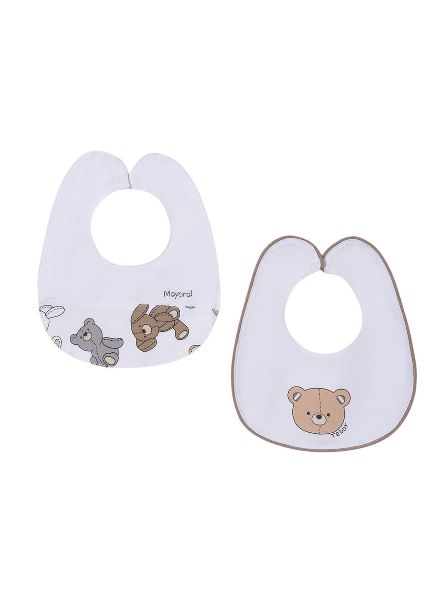 Set 2 babetes Ursos (Castanho Claro)  para Bebé Menino - Mayoral