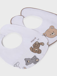 Set 2 babetes Ursos (Castanho Claro)  para Bebé Menino - Mayoral