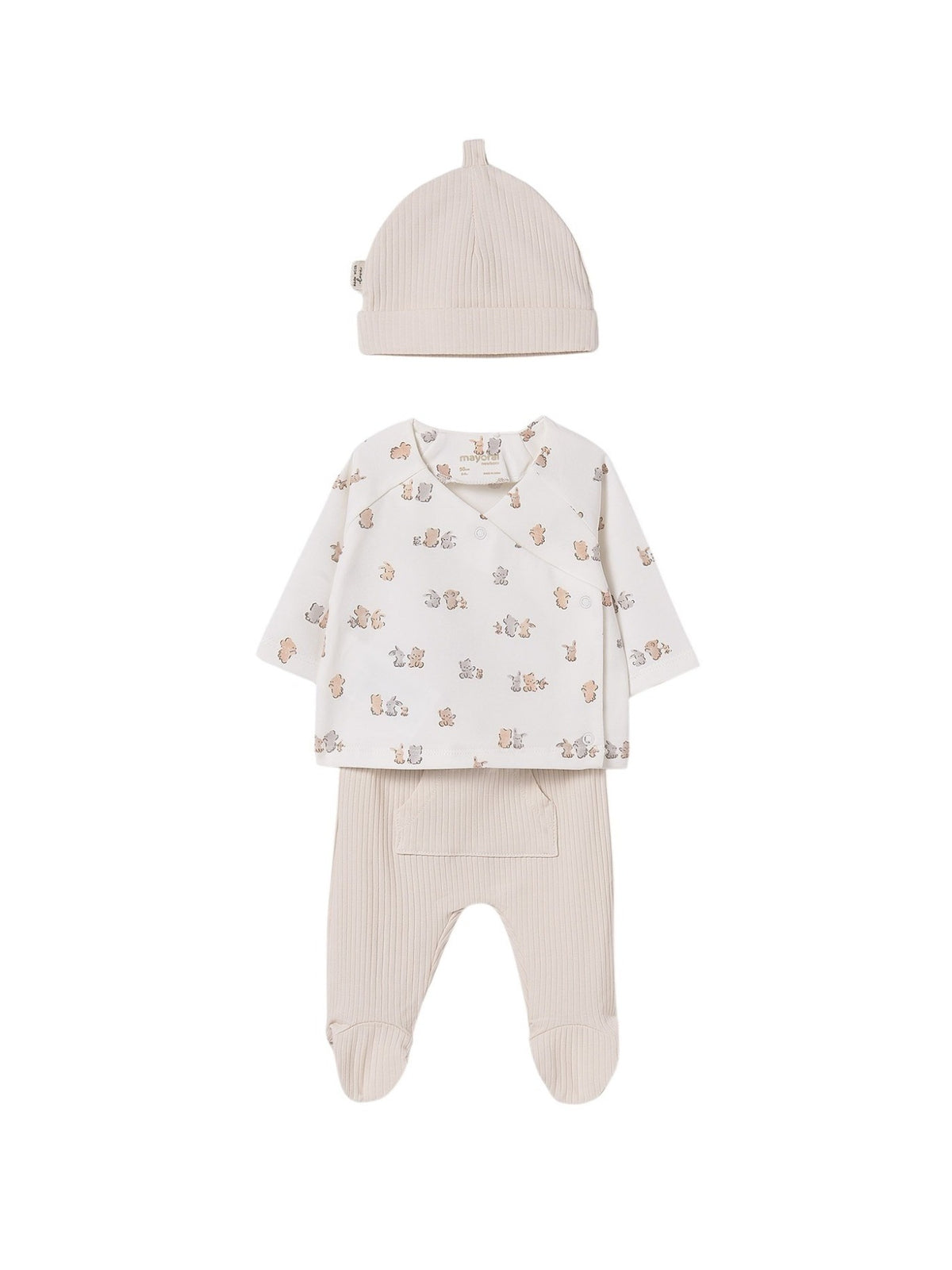 Set prenda babygrow Natural (Creme / Pérola)  para Bebé Menino - Mayoral