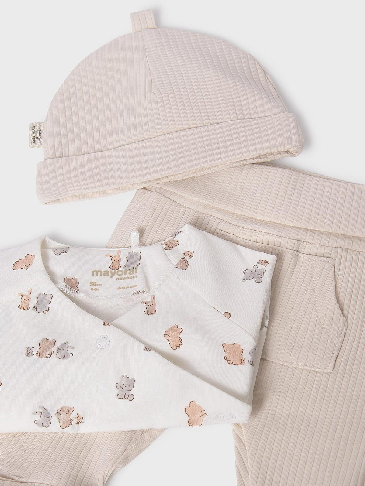 Set prenda babygrow Natural (Creme / Pérola)  para Bebé Menino - Mayoral