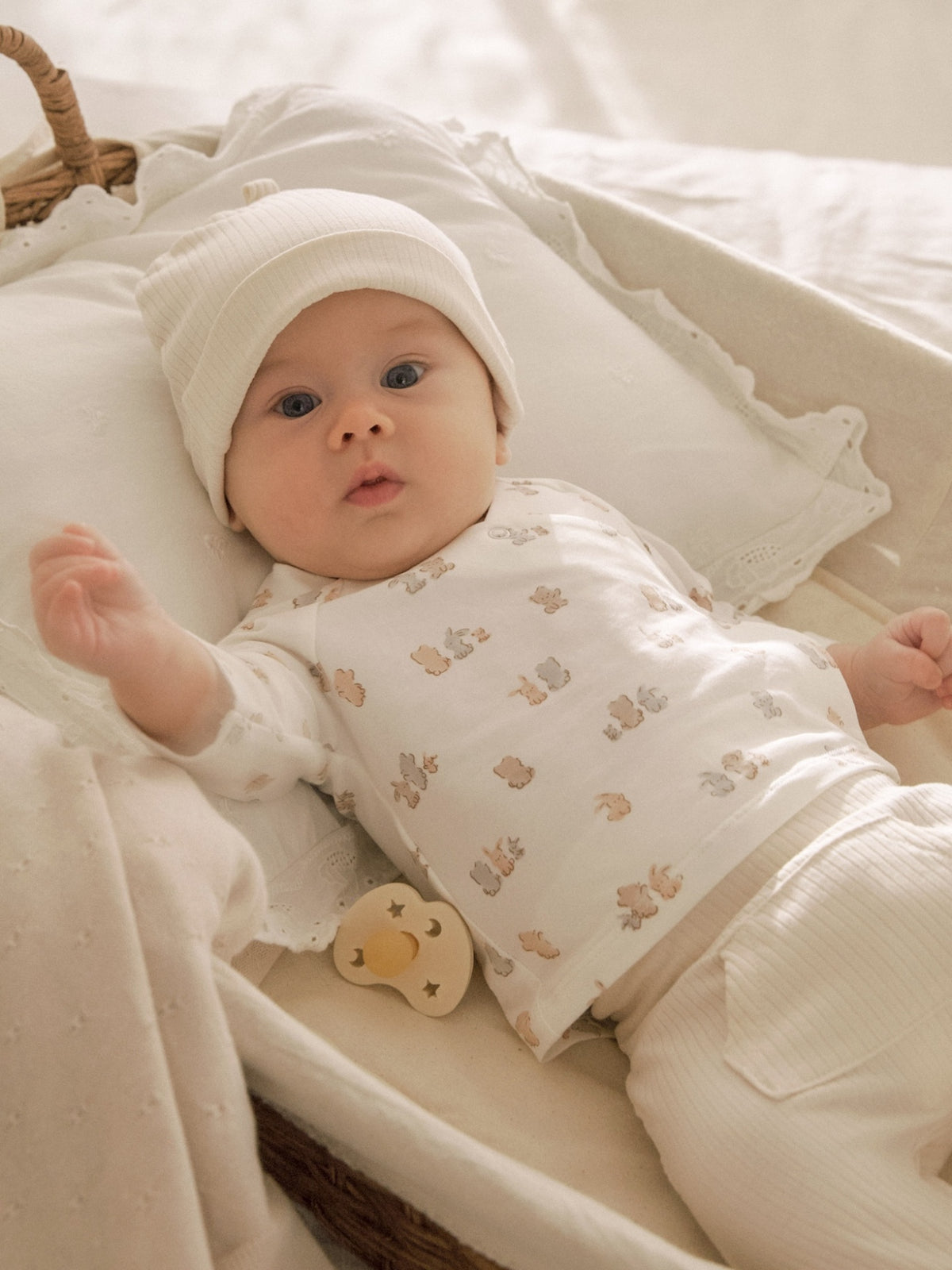 Set prenda babygrow Natural (Creme / Pérola)  para Bebé Menino - Mayoral