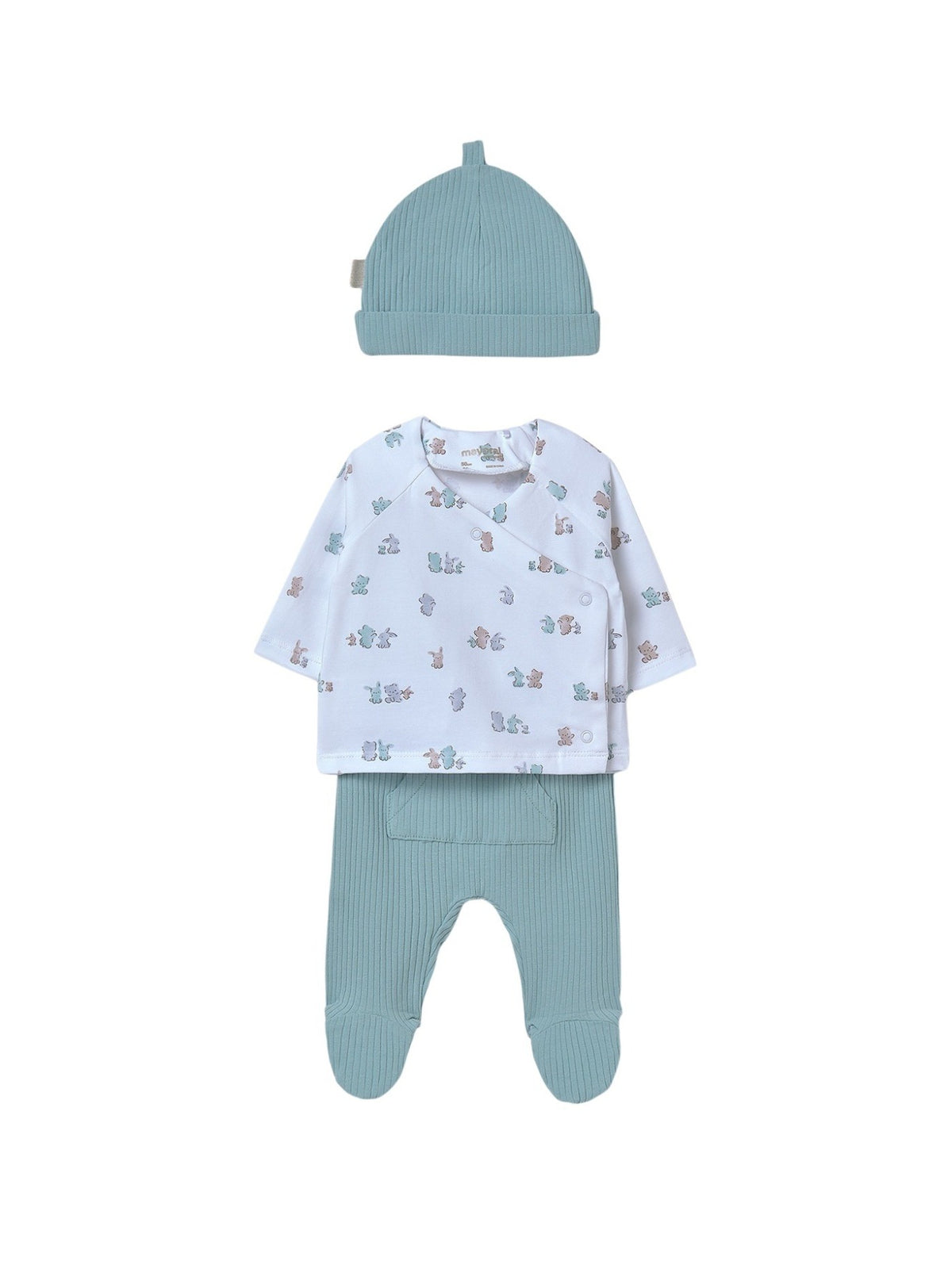 Set prenda babygrow Azul jade (Verde seco)  para Bebé Menino - Mayoral