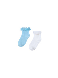 Pack 2 soquetes Azul céu (Celeste)  para Menina - Mayoral