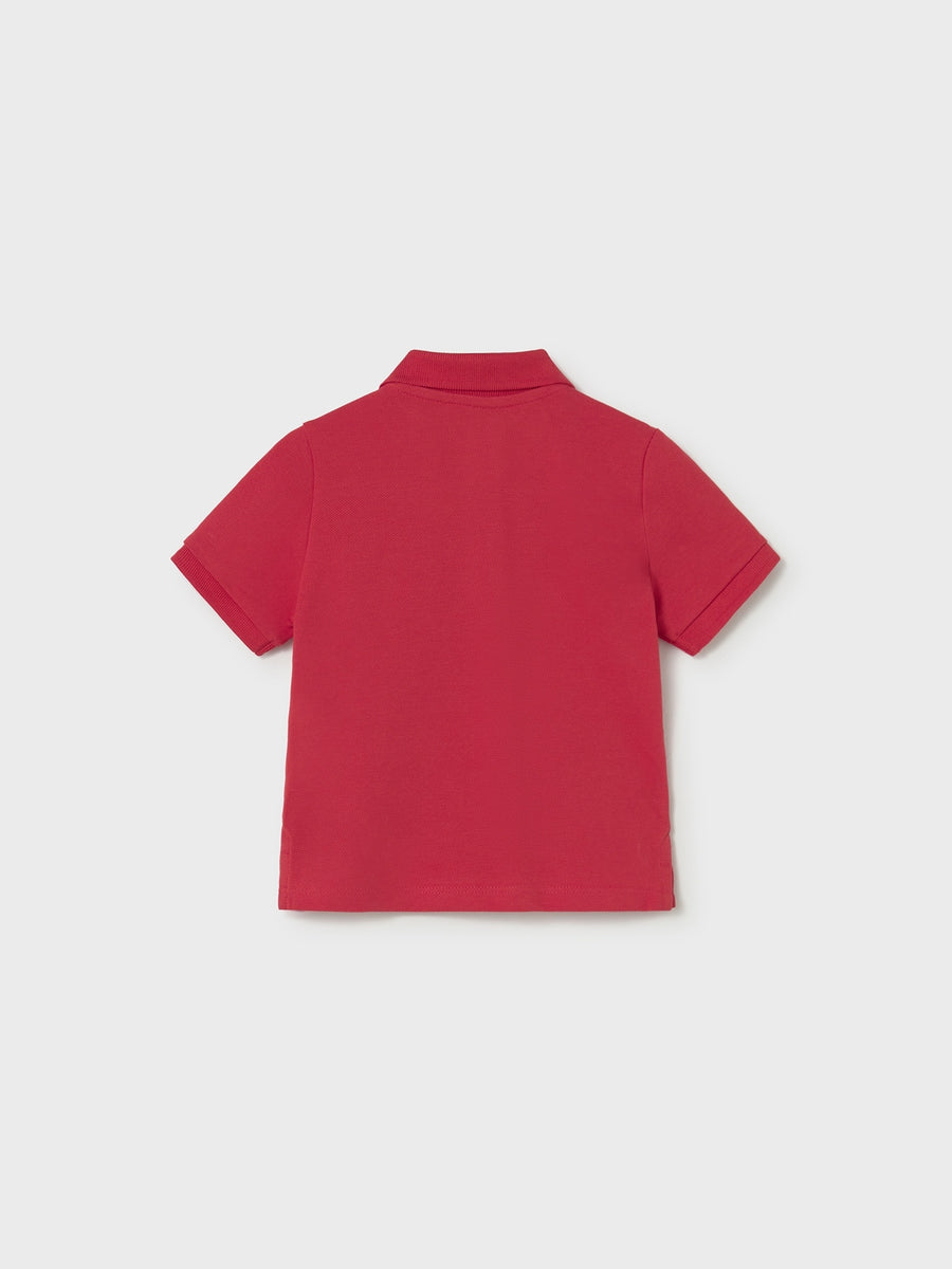 Polo m/curta granito básico Tomate (Vermelho)  para Bebé Menino - Mayoral