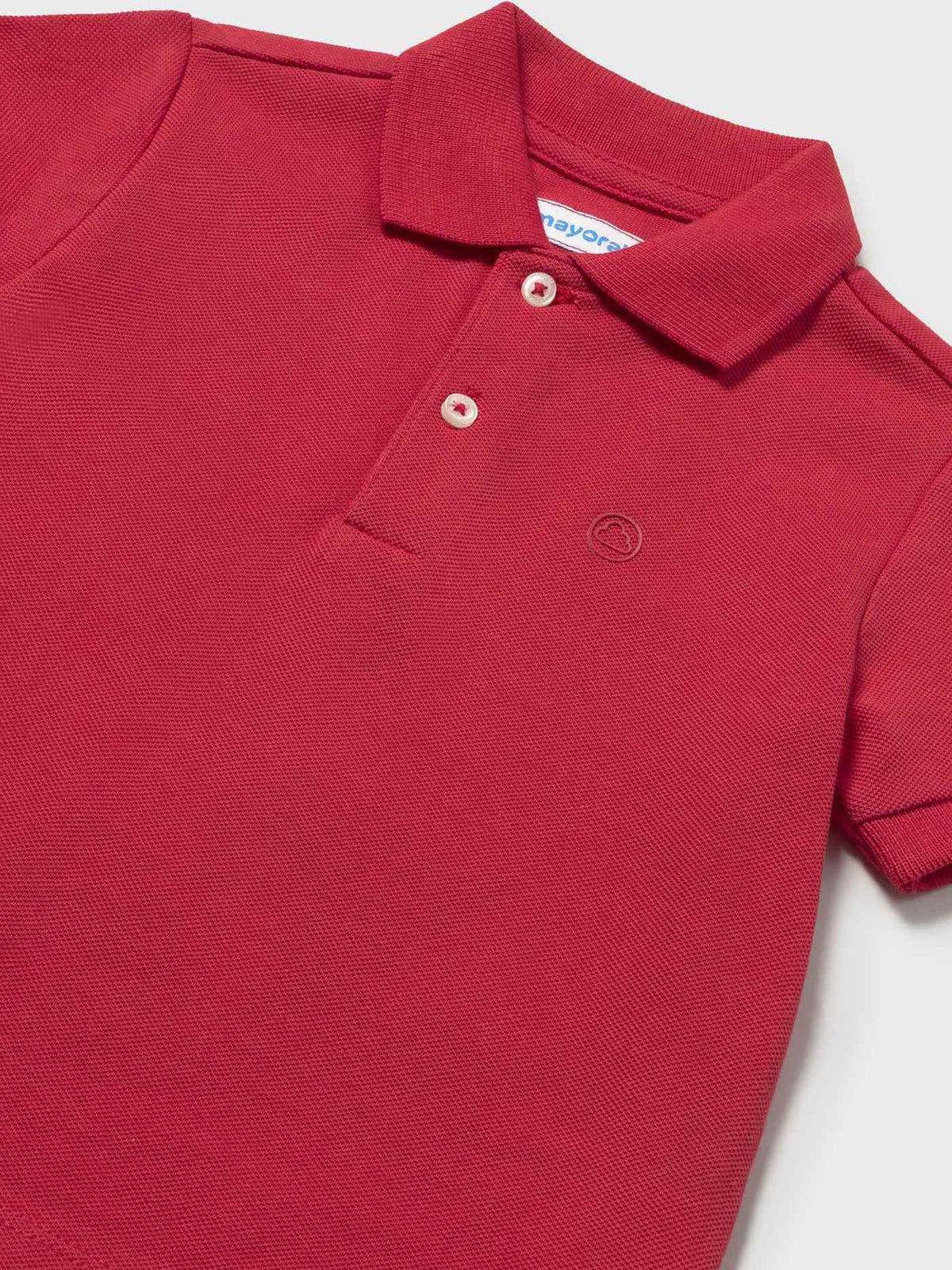 Polo m/curta granito básico Tomate (Vermelho)  para Bebé Menino - Mayoral