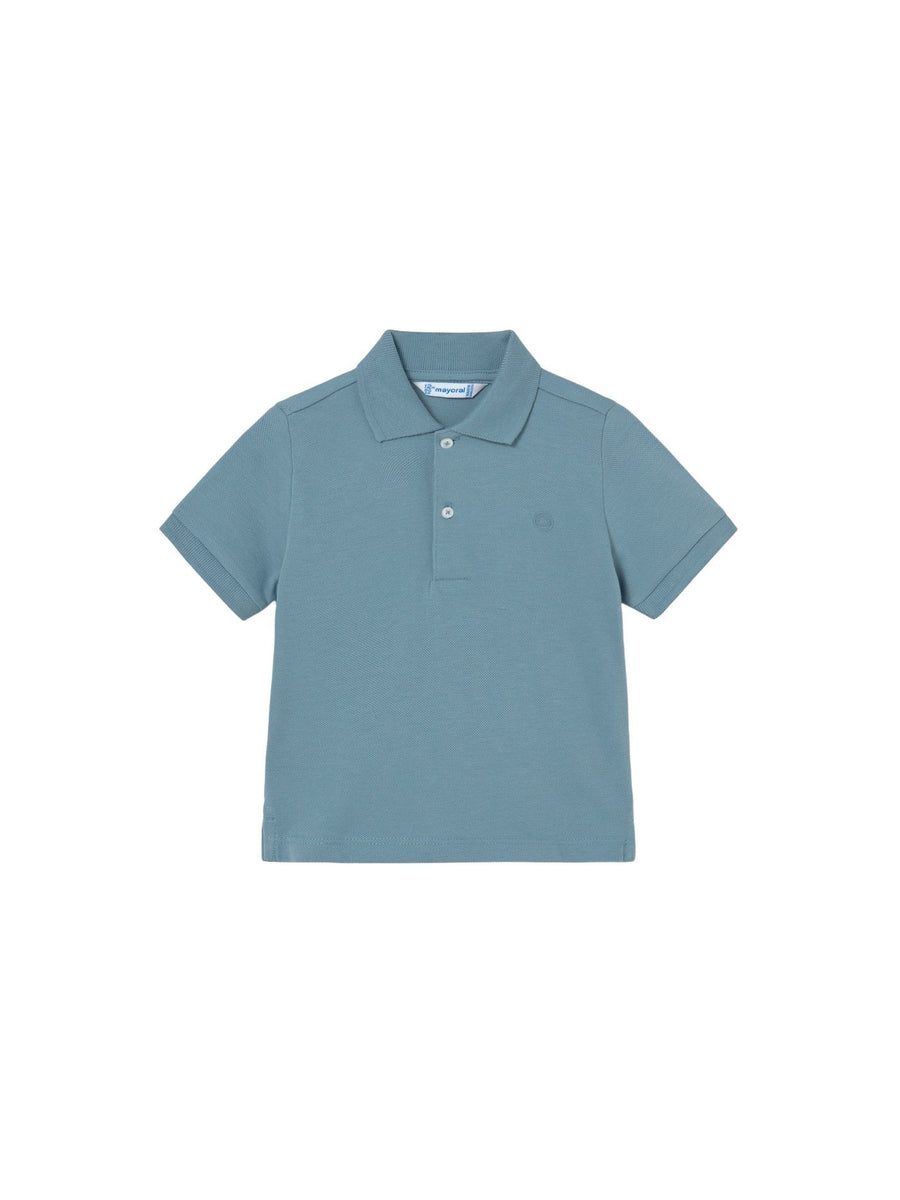 Polo m/curta granito básico Azul jade (Verde Água)  para Bebé Menino - Mayoral