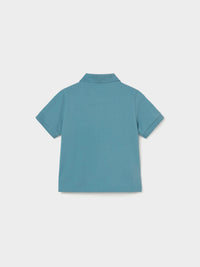 Polo m/curta granito básico Azul jade (Verde Água)  para Bebé Menino - Mayoral