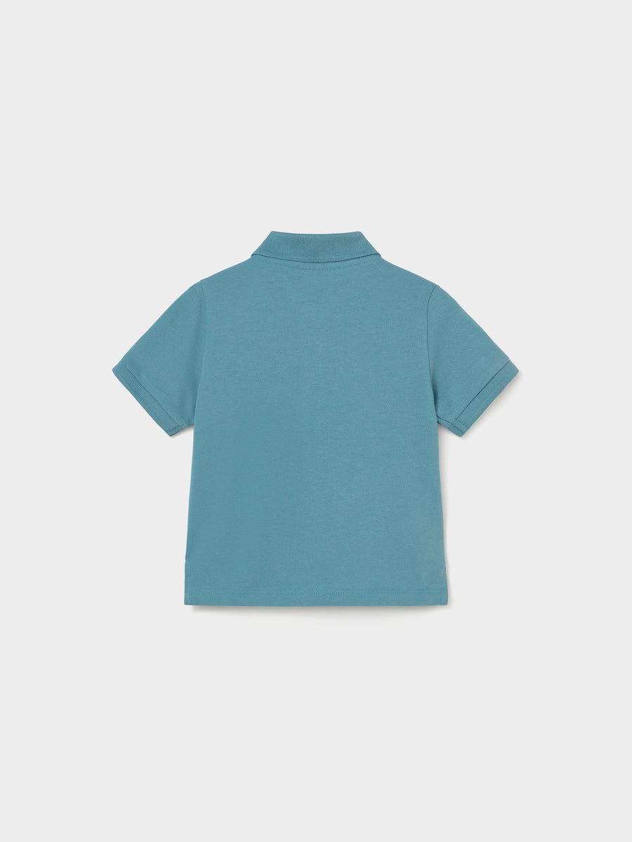 Polo m/curta granito básico Azul jade (Verde Água)  para Bebé Menino - Mayoral