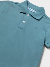 Polo m/curta granito básico Azul jade (Verde Água)  para Bebé Menino - Mayoral