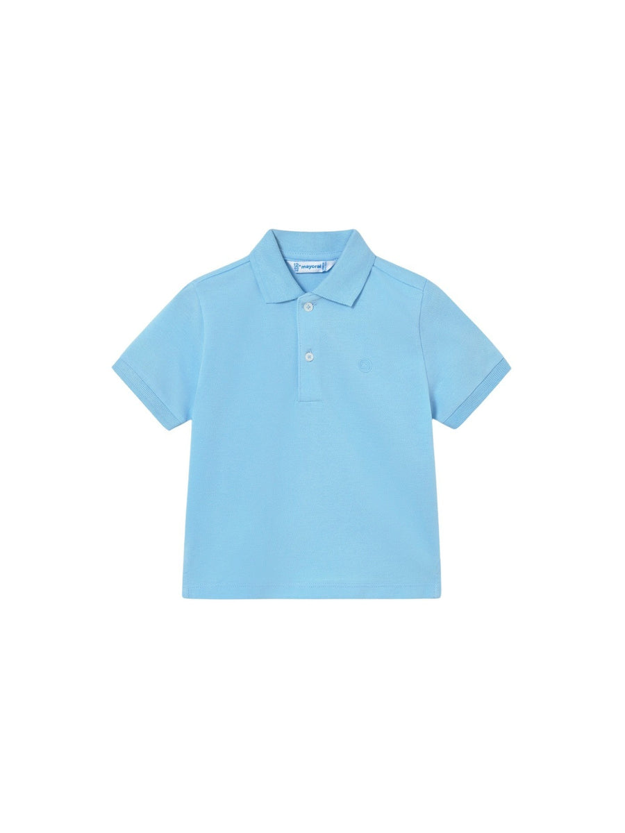 Polo m/curta granito básico Celeste (Celeste)  para Bebé Menino - Mayoral